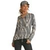 Rock & Roll Denim Women'sAztec Print Pullover -BuckarooBoutique 126739 default l