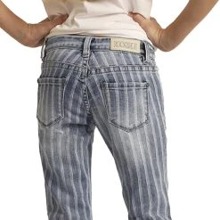 Girl's Rock N Roll Cowgirl Striped Trouser