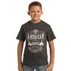 Boy's Rock N Roll Cowboy American Rodeo Tee -BuckarooBoutique 128615 default l