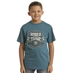 Boy's Rock N Roll Cowboy Rodeo Tour Tee