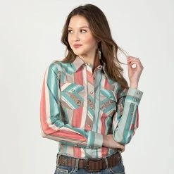 Rock & Roll Denim Danielle Stripe Top