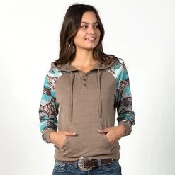 Rock & Roll Denim Desert Life Hoodie