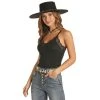Rock & Roll Denim Cowgirl Lace Trimmed Camisole -BuckarooBoutique 136579 default l