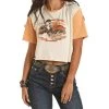 Rock & Roll Denim Western Dreams Cropped Graphic Tee -BuckarooBoutique 139768 default l