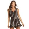Rock & Roll Denim Women's N Roll Serape Romper -BuckarooBoutique 141636 default l