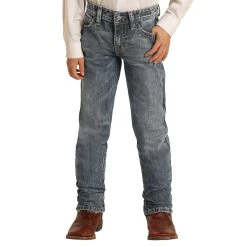 Boy's Rock N Roll Revolver Medium Wash Jeans