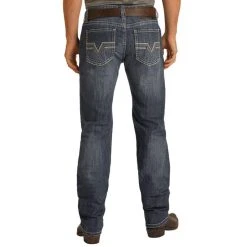Rock N Roll Cowboy Men's And Denim Pistol Stackable Jean