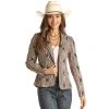 Rock & Roll Denim Women's Aztec Print Blazer -BuckarooBoutique 150077 default l
