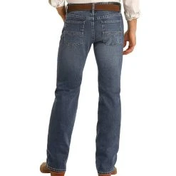 Rock N Roll Cowboy Men's Vintage 46 Pistol Straight Reflex Jeans