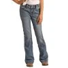 Rock & Roll Denim Girl's Denim Medium Wash Trouser -BuckarooBoutique 152529 default l