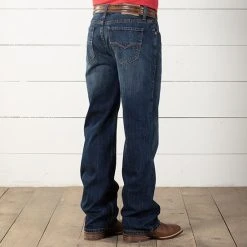 Rock & Roll Denim Vintage 46 Tonka Double Barrel Straight Jeans -BuckarooBoutique 15471 alt2