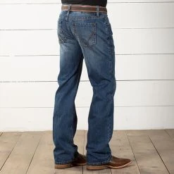 Rock & Roll Denim Vintage 46 Rusty Mule Pistol Straight Jeans -BuckarooBoutique 15472 alt2