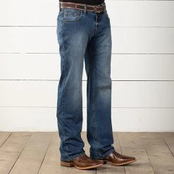 Rock & Roll Denim Vintage 46 Rusty Mule Pistol Straight Jeans -BuckarooBoutique 15472 alt3