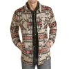 Rock & Roll Denim Men's Cotton Brushed Aztec Jacquard Shirt Jacket -BuckarooBoutique 155843 default l