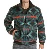 Rock & Roll Denim Men's Heavy Jacquard Cotton Aztec Bomber Coat -BuckarooBoutique 155902 default l