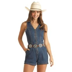 Rock & Roll Denim Women's Roll Denim Romper