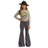 Rock & Roll Denim Multi Color Stripe Bell Bottoms -BuckarooBoutique 158047 default l