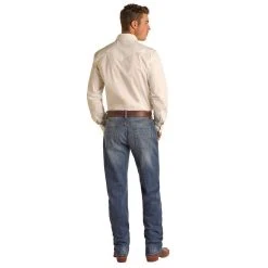 Rock N Roll Cowboy Small V Stackable Bootcut Jeans