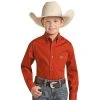 Panhandle Boy's Solid Stretch Poplin Button Down -BuckarooBoutique 158759 default l