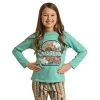 Rock & Roll Denim Girls Graphic Western Tee -BuckarooBoutique 159155 default l