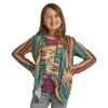 Rock & Roll Denim Girls Stripe Printed Cardigan -BuckarooBoutique 159158 default l