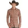 Rock N Roll Cowboy Paisley Print Western Shirt -BuckarooBoutique 159310 default l