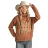 Rock & Roll Denim Turtleneck Aztec Sweater -BuckarooBoutique 159340 default l