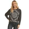 Rock & Roll Denim Bandana Pullover -BuckarooBoutique 159342 default l