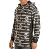Rock N Roll Cowboy Grey Multi Aztec Hoodie -BuckarooBoutique 159496 default l