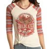Rock & Roll Denim Women's Trailblazer Graphic Baseball Tee