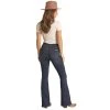 Rock & Roll Denim Women's Dark Wash Flare Jeans -BuckarooBoutique 162375 default l