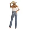 Rock & Roll Denim Women's Aztec Embroidered Bootcut Jeans -BuckarooBoutique 162401 default l