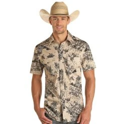 Rock & Roll Denim Men's Tropical Snap Shirt