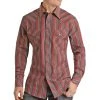 Rock N Roll Cowboy Men's Vintage Stripe Snap Shirt -BuckarooBoutique 162625 default l