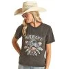 Rock & Roll DenimWomens Midnight Rodeo Tee -BuckarooBoutique 162753 default l