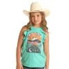 Rock & Roll DenimGirls Graphic Tank With Ruffles -BuckarooBoutique 162777 default l