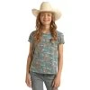 Rock & Roll Denim And Girls Print Tee -BuckarooBoutique 163028 default l