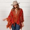 Rock & Roll Denim Holiday Poncho
