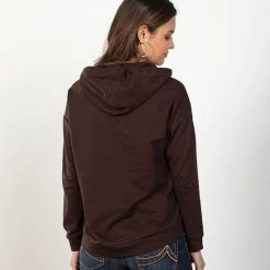 Rock & Roll Denim Cowboys & Cocktails Hoodie -BuckarooBoutique 22293 alt2