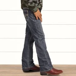 Rock & Roll Denim Boys' Hunter Bootcut Jeans -BuckarooBoutique 22570 alt2
