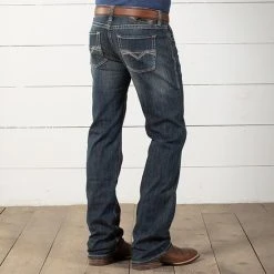 Rock & Roll Denim Silver Dollar Pistol Jeans