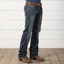 Rock & Roll Denim Silver Dollar Pistol Jeans -BuckarooBoutique 27972 alt3 1