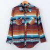 Rock & Roll Denim Sours Serape Shirt