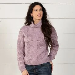 Rock & Roll Denim Lavender Sweater