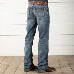 Rock & Roll Denim Colorado Double Barrel Straight Jeans -BuckarooBoutique 52710 alt2
