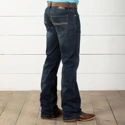 Rock & Roll Denim Outlaw Pistol Straight Jeans