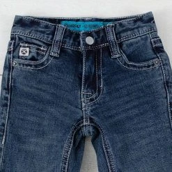 Rock & Roll Denim Hooey Revolver Straight Jeans -BuckarooBoutique 62521 front A