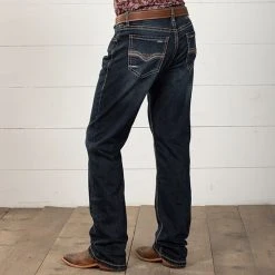 Rock & Roll Denim Tybo Double Barrel Stackable Jeans -BuckarooBoutique 63856 alt2