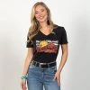 Rock & Roll Denim Way Out West Tee -BuckarooBoutique 67310