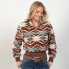 Rock & Roll Denim Rustic Hills Aztec Pullover